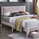 Furniture of America® Melba Pink Queen Panel Bed-1