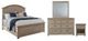 American Woodcrafters Meadowbrook 4-Piece Sand Queen Arched Panel Bedroom Set-0