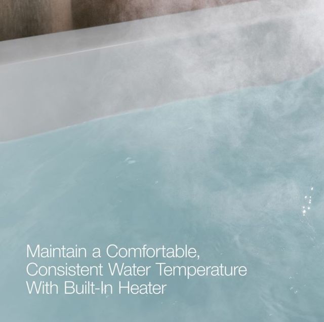 KOHLER® Devonshire® White 60" x 32" Alcove Heated Whirlpool Bath - Left Drain-2