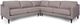 Decor-Rest® 3M3 Beige 3-Piece Sectional Sofa-0