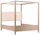 Dovetail Furniture Emmalyn Everest Cream/Light Warm Wash King Canopy Bed-1