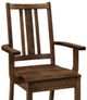 Archbold Furniture Customizable Amish Essentials Bradley Arm Chair-1