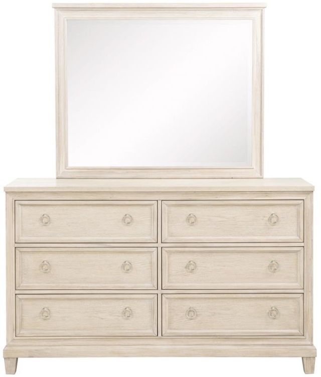 Coaster® Pembroke Washed Oak Dresser and Mirror-1
