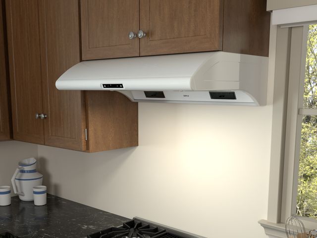 Zephyr Typhoon 30" White Under Cabinet Range Hood-1