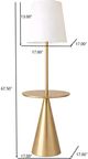 Northfield Living Celestial Brass Floor Lamp-2