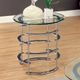 Furniture of America® Clonmel Tempered Glass Top End Table with Chrome Base-0