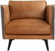 Moe's Home Collection Messina Cognac Leather Armchair-2
