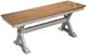 Signature Design by Ashley® Purlaney Antique White/Natural Dining Bench-1