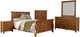 Liberty Furniture Grandpas Cabin 5-Piece Aged Oak Queen Sleigh Bedroom Set-0