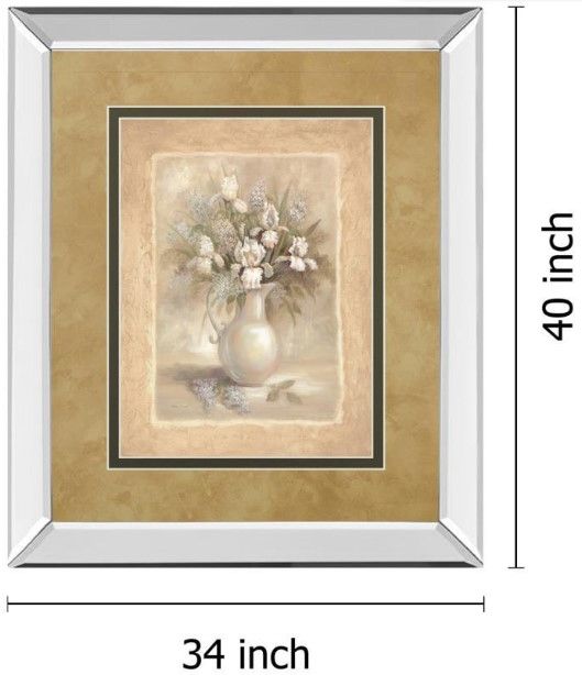 Classy Living Vivian Flasch White Bounty I Wall Art-2