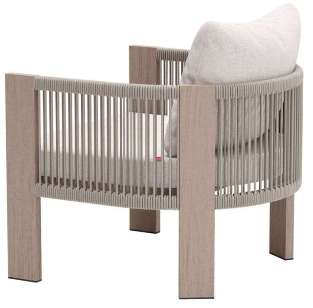 Zuo® Modern Rebel Beige/Brown Fabric Outdoor Accent Chair-4