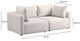 TOV Furniture Hangover Ivory 81" Loveseat-2