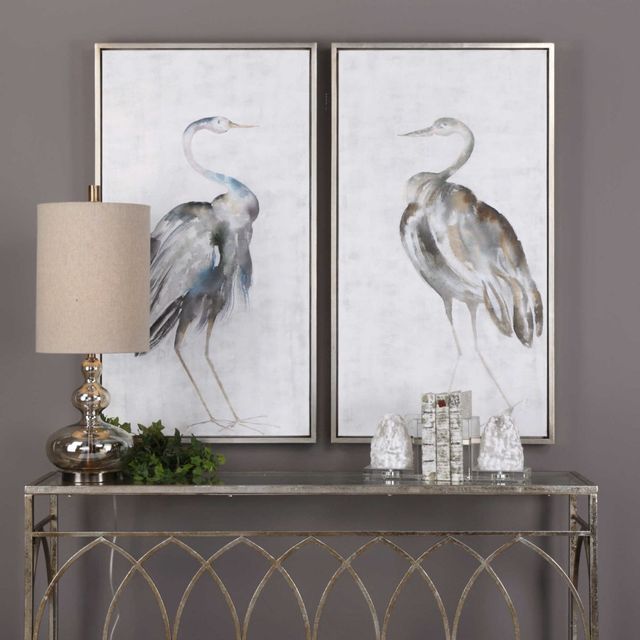 Uttermost®  2-Piece Summer Birds Hand Painted Canvases Set-1