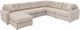 Drew & Jonathan Home ModularOne New Horizon 6-Piece Beige Modular Chaise Sectional-0