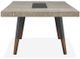 Magnussen Home® Ryker Coventry Grey Rectangular Dining Table with Black Glass Insert Center-2