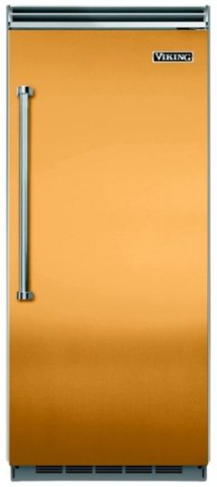 Viking® 5 Series 15.9 Cu. Ft. Daffodil Right Hinge Column Freezer