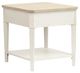 Magnussen Home® Echo Isles Driftwood and Sea Pearl Rectangular End Table-4