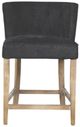 Nest Home Collections Charlie Anew Black/Gray Wash Counter Stool-2