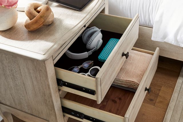aspenhome® Provence Linen 2-Drawer Nightstand-3