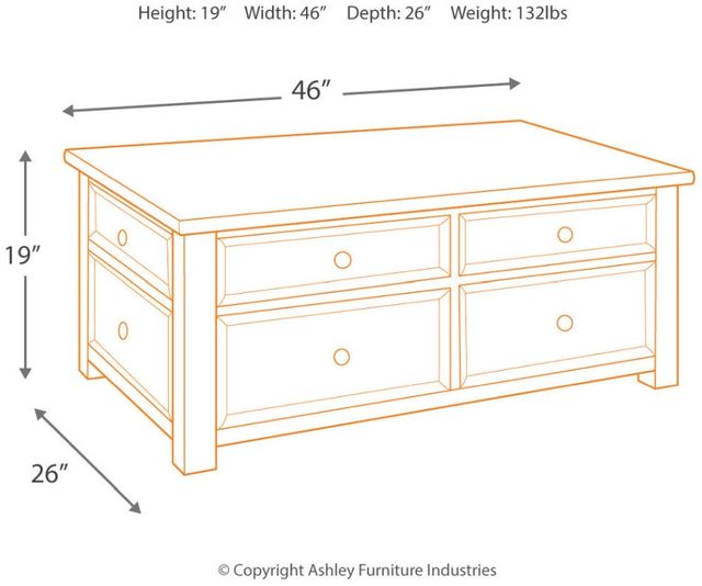 Signature Design by Ashley® Tyler Creek 3-Piece Grayish Brown and Black Coffee Table Set-4