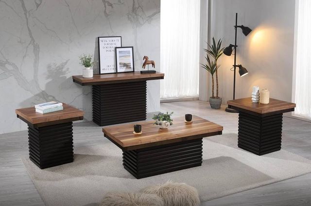 Urban Styles Furniture Dallas Cappuccino/Walnut End Table-1