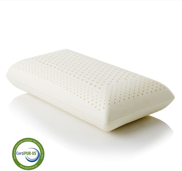 Malouf® Z® Zoned Dough® Low Loft Plush Pillow-2