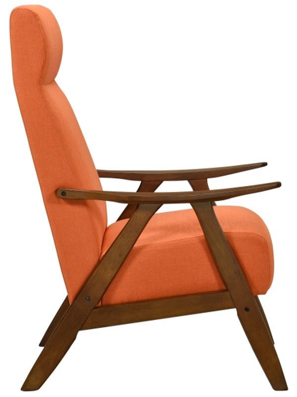 Homelegance® Kalmar Orange Accent Chair-3