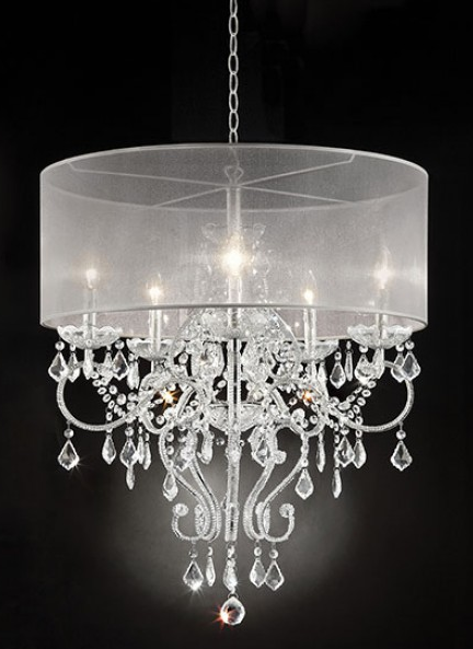 Furniture of America® Rigel Silver Ceiling Lamp-1