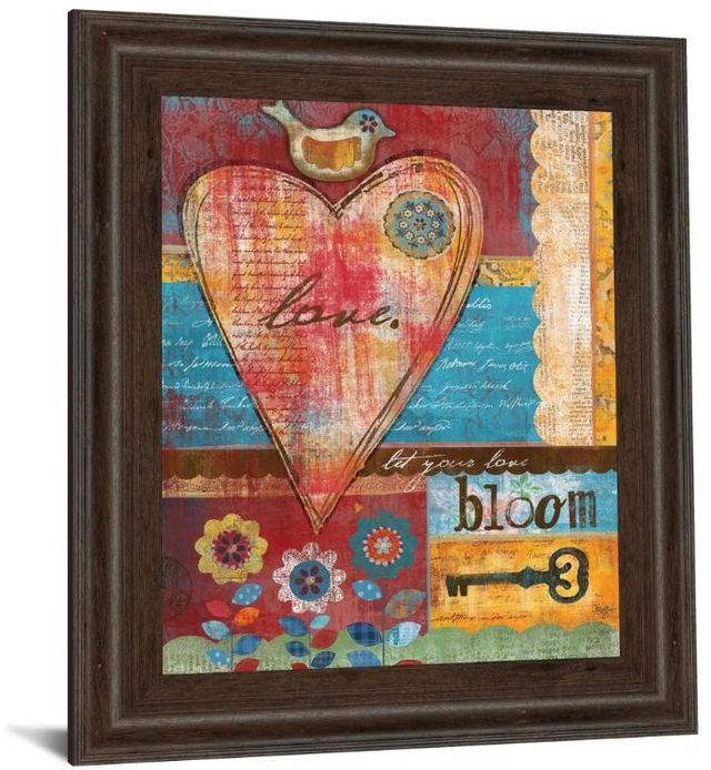 Classy Art Love by Mollie B Framed Print Wall Art-1