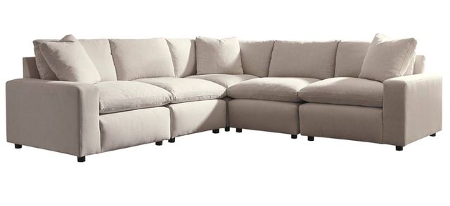 Signature Design by Ashley® Savesto 6-Piece Ivory Living Room Set-1