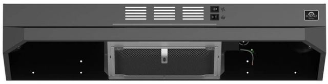 FORNO® Espresso Cappa 30" Black Under Cabinet Range Hood-3