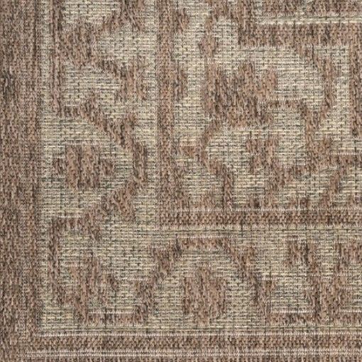 Nourison Home™ Tulum Brown 5'x7' Style 2  Area Rug-1