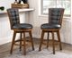 Mazin Furniture Medford Black Swivel Counter Height Chair-4