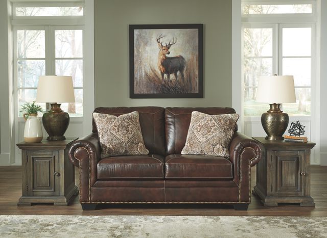 Signature Design by Ashley® Roleson Walnut Loveseat-2