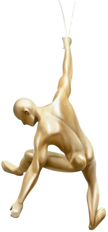 Classy Living Off the Wall Man in Gold Wall Art-0