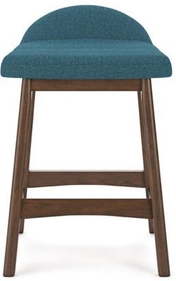 Signature Design by Ashley® Lyncott Blue Counter Bar Stool-2