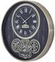 YHD Black/Silver Story Gear Clock-2