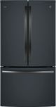 GE Profile™ 23.1 Cu. Ft. Black Slate Counter Depth French Door Refrigerator-0