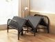 IFDC Black Youth Single Folding Bed-3