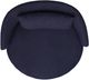 Liberty Furniture Haley Midnight Upholstered Swivel Cuddler Chair-4