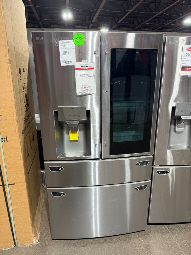 LG 36" 29.5 Cu. Ft. PrintProof™ Stainless Steel French Door Refrigerator with CraftIce™-0