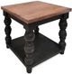 Riverside Furniture Mason Distressed Black/Natural Side Table-1