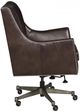 Fairfield® Wriggly Black Nickel/Coffee Office Swivel Chair-2