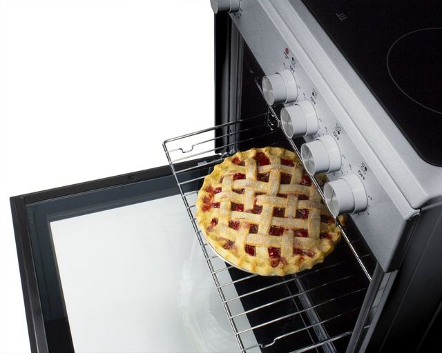 Summit® 24" Stainless Look Slide-In Electric Range-1