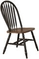 Liberty Furniture Carolina Crossing Antique Honey/Black Windsor Side Chair-0