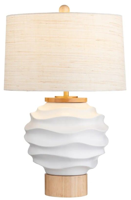 Crestview Collection Kittredge White Table Lamp-4