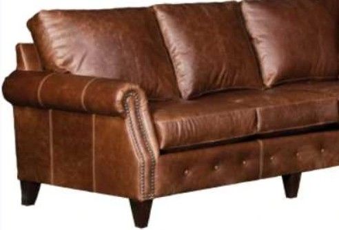 Mayo Customizable 4040L 2-Piece Leather L-Shape Sectional-1