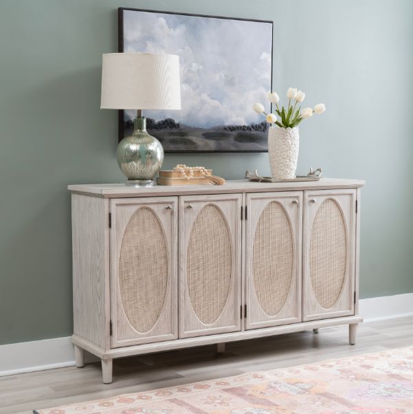 Coast2Coast Home™ Rollins Antique White Credenza-1