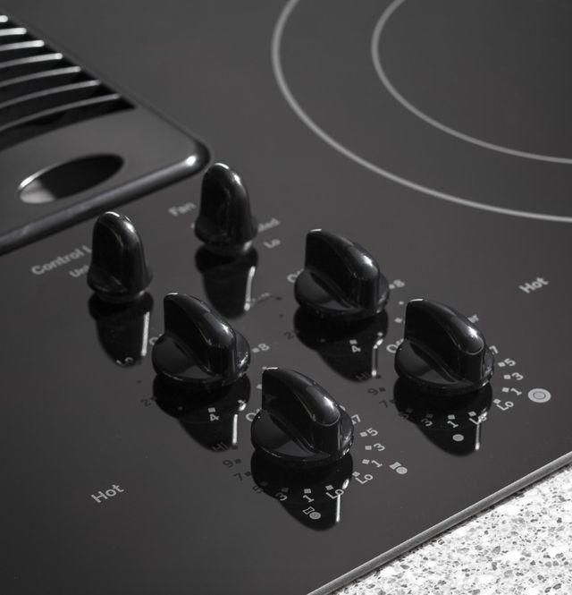 GE Profile™ 30" Black Electric Cooktop-3