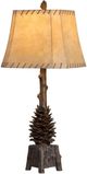 Crestview Collection The Standing Pinecone Brown Table Lamp-1